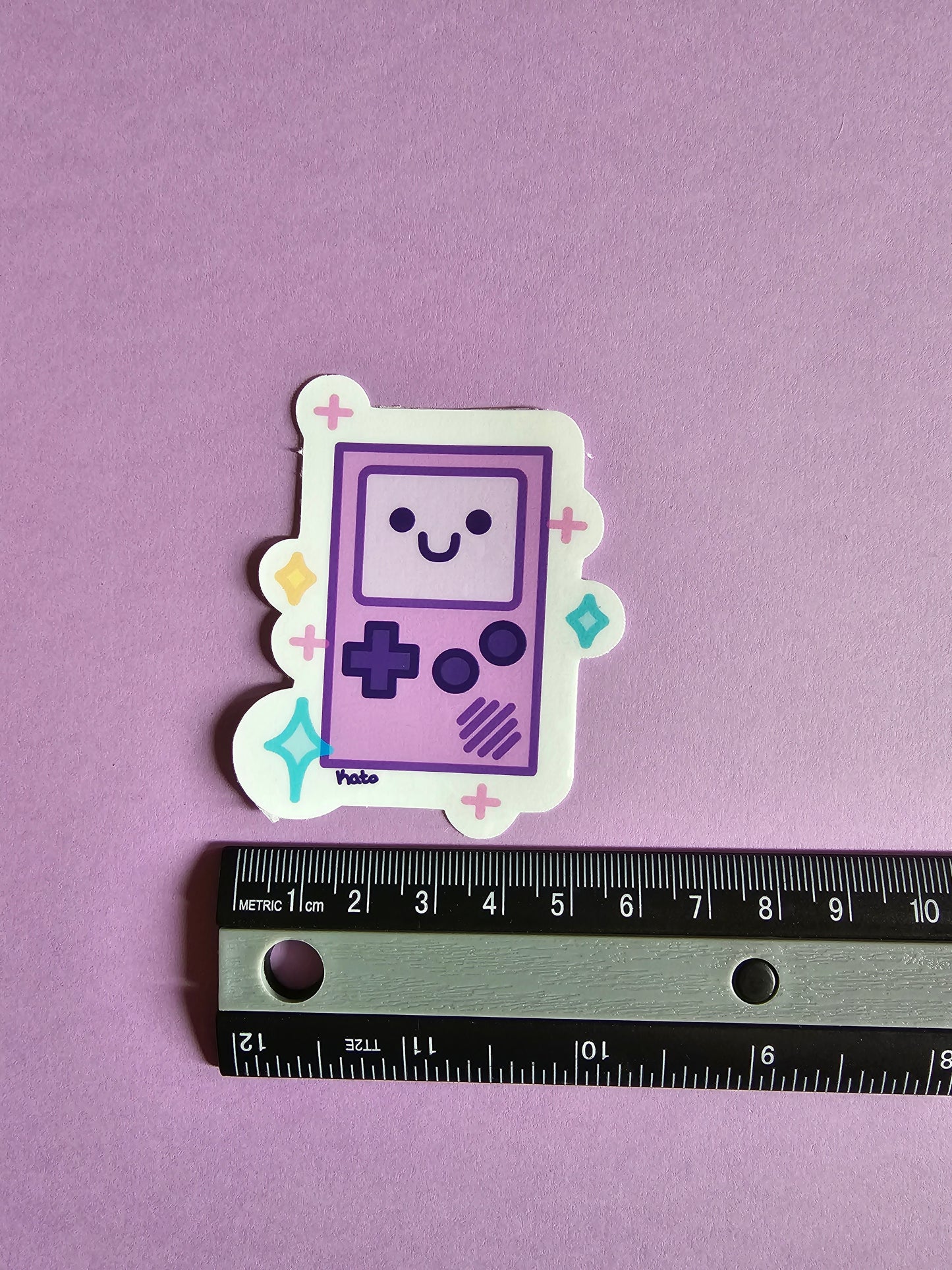 Chibi Handheld Broken Glass Sticker