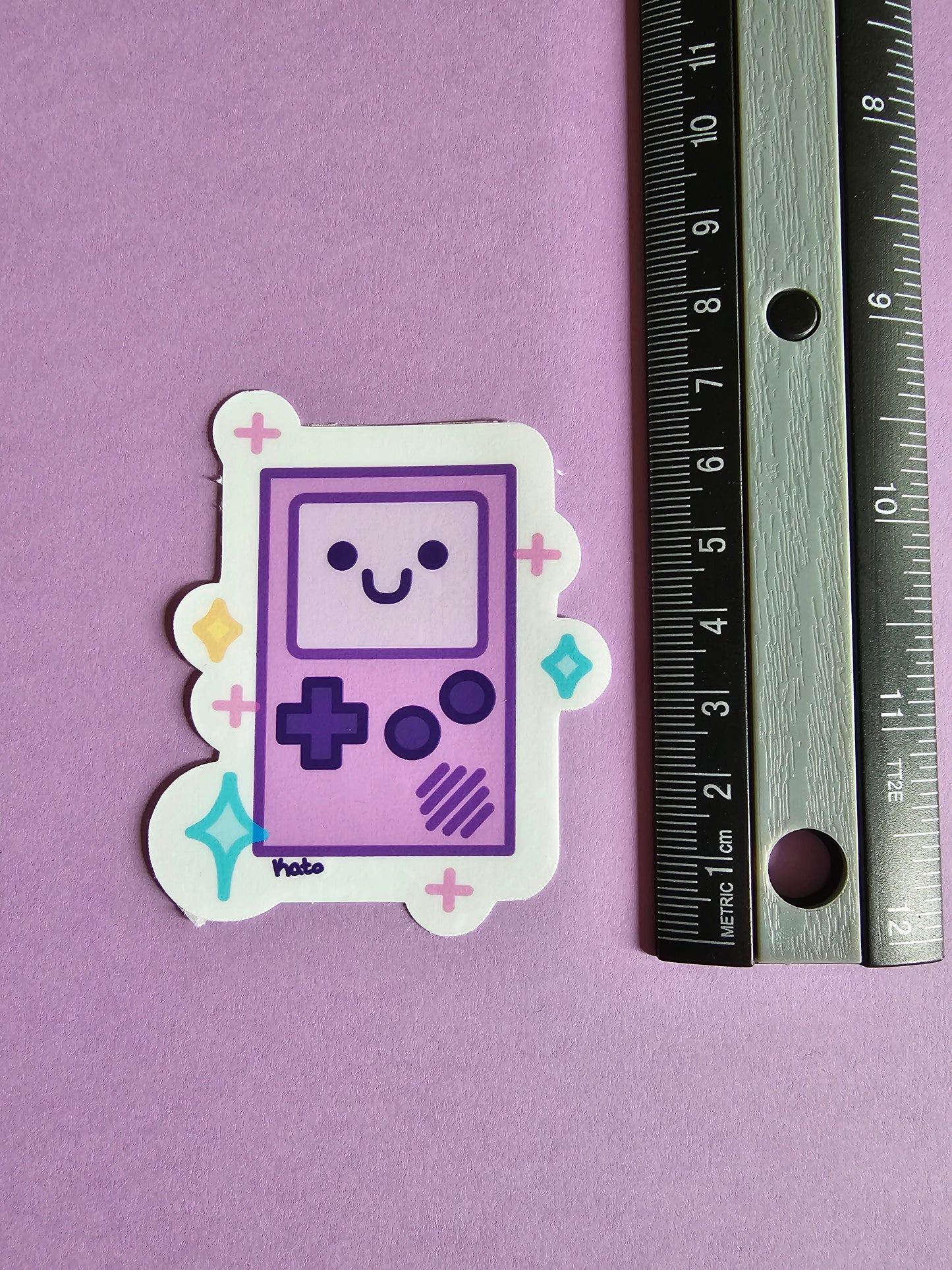 Chibi Handheld Broken Glass Sticker