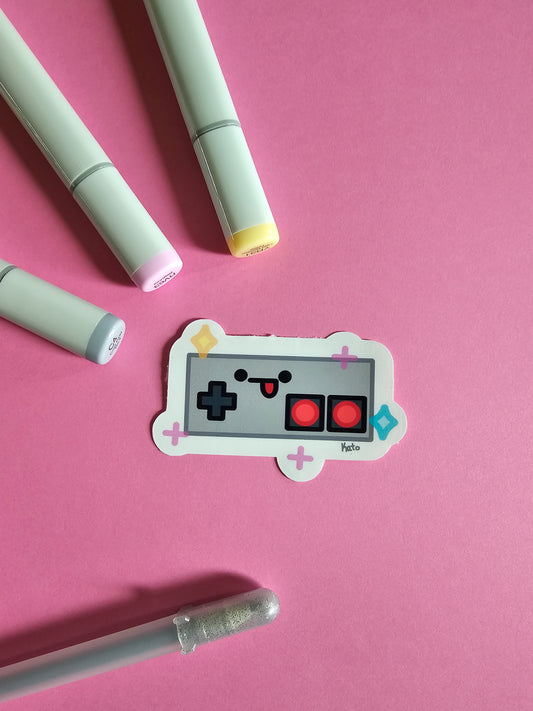 Chibi Controller Sticker