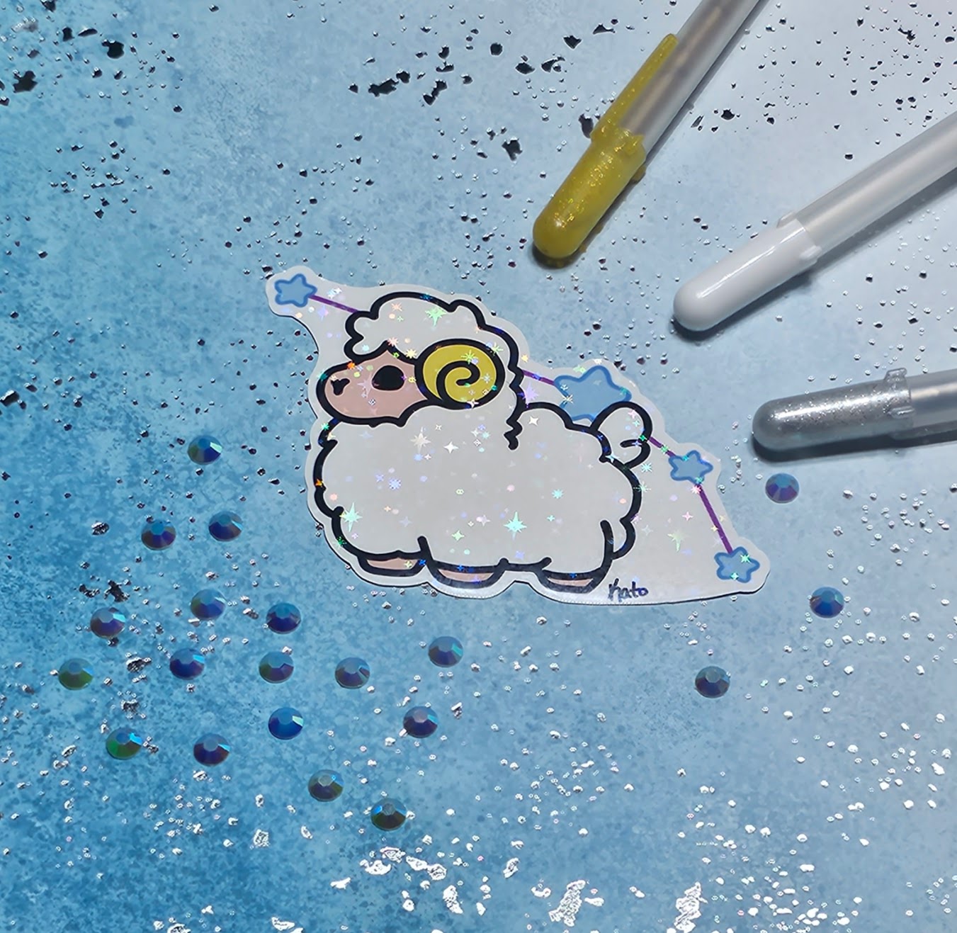 Aries the Ram Sticker